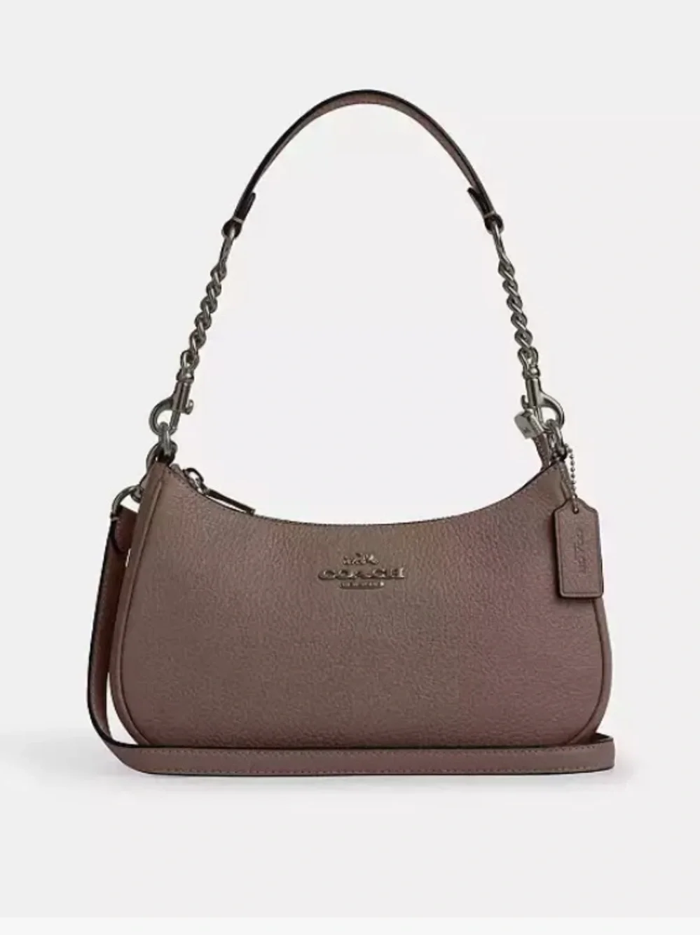 Coach Teri Shoulder Bag in Darkstone